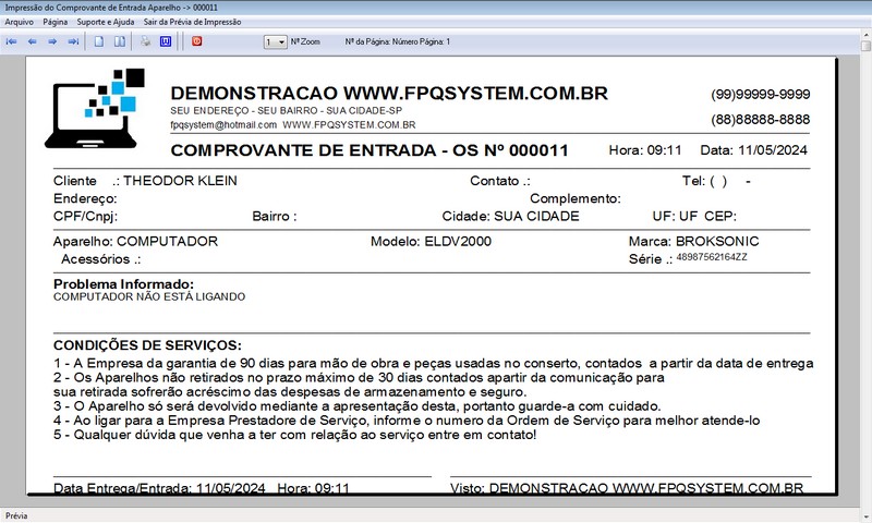 Programa OS Assistencia T�cnica v4.0 - FpqSystem