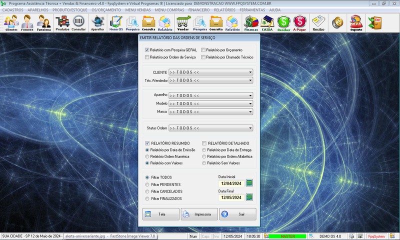 Programa OS Assistencia T�cnica v4.0 - FpqSystem