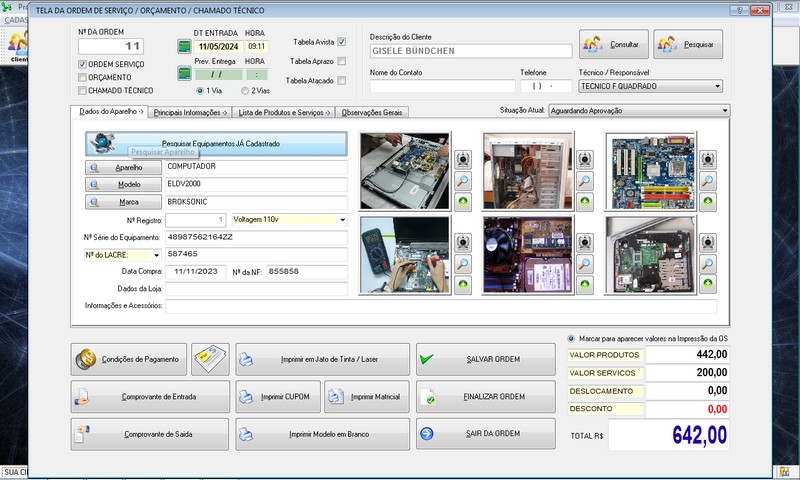 Programa OS Assistencia T�cnica v4.0 - FpqSystem
