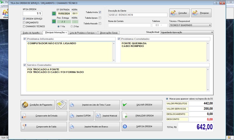 Programa OS Assistencia T�cnica v4.0 - FpqSystem