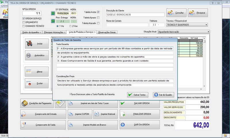 Programa OS Assistencia T�cnica v4.0 - FpqSystem