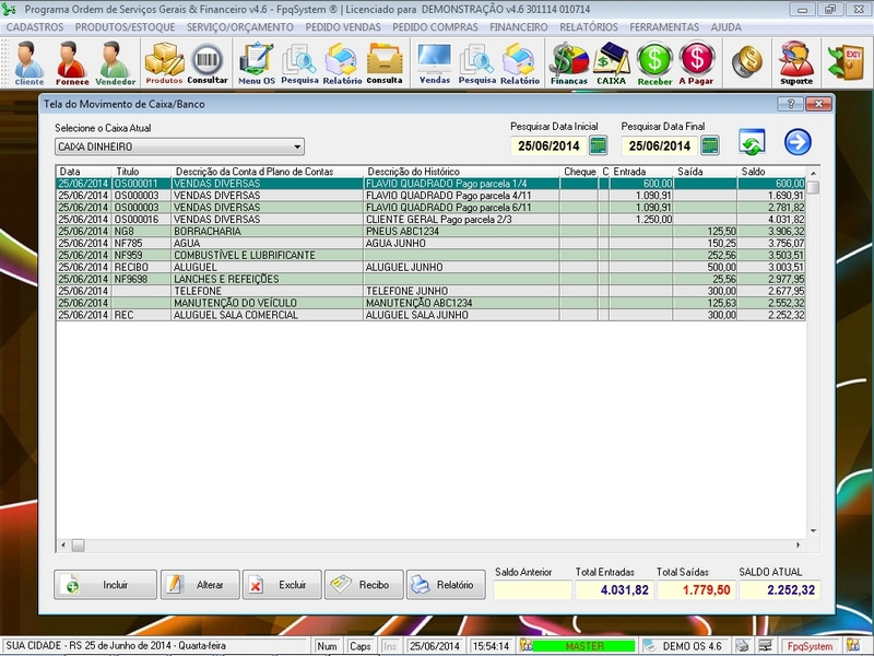 Programa Ordem de Servi�o Geral v4.6 - FpqSystem e Virtual Programas