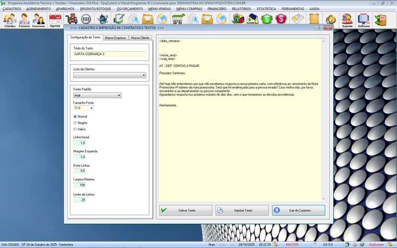 Programa OS Assist�ncia T�cnica 5.0 Plus