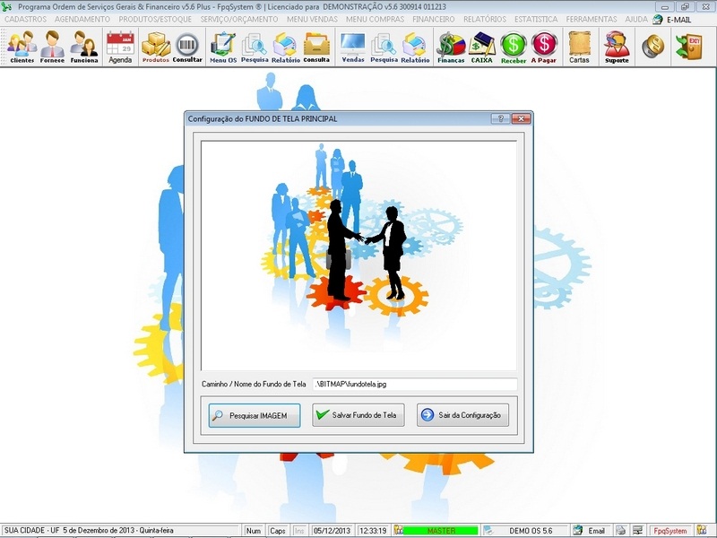 Imagens do Programa Servi�os Gerais v5.6 Plus