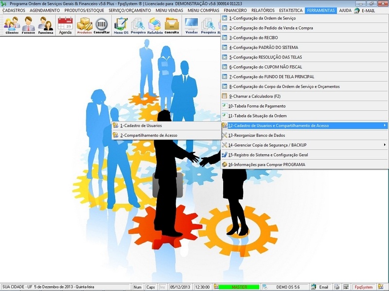 Imagens do Programa Servi�os Gerais v5.6 Plus