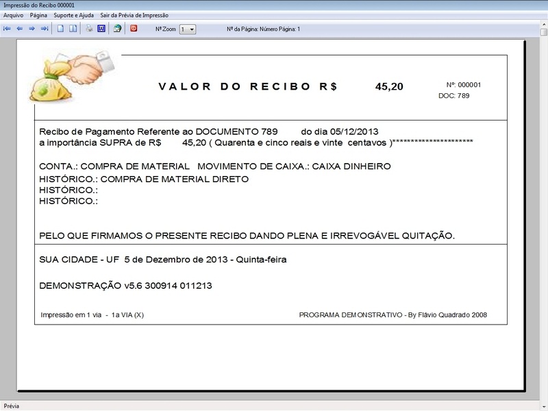 Imagens do Programa Servi�os Gerais v5.6 Plus