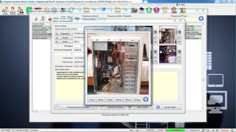 Programa OS Assist�ncia T�cnica 6.0 Plus