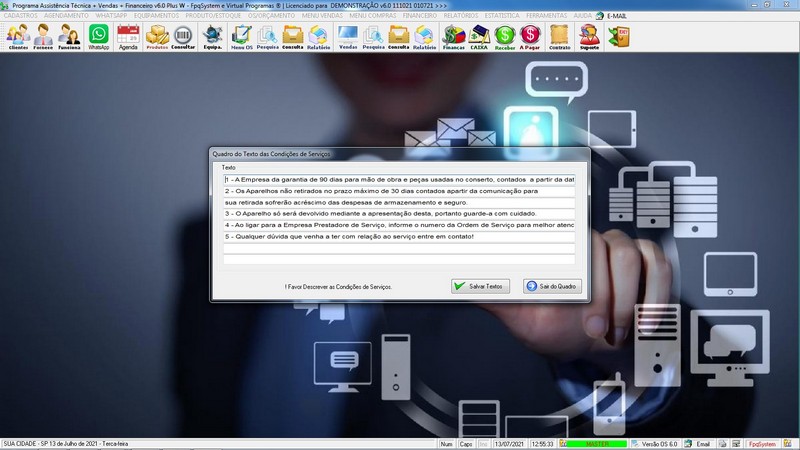 Programa OS Assist�ncia T�cnica 6.0 Plus