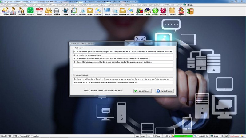 Programa OS Assist�ncia T�cnica 6.0 Plus