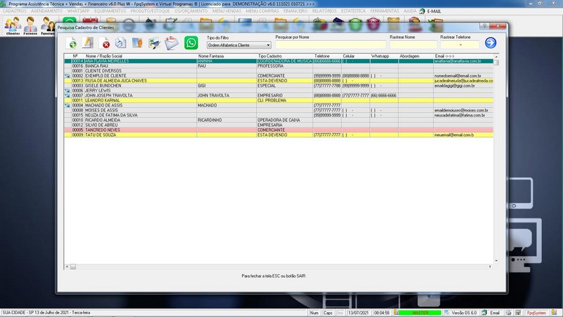Programa OS Assist�ncia T�cnica 6.0 Plus