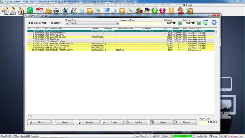 Programa OS Assist�ncia T�cnica 6.0 Plus