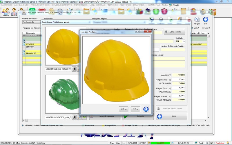 Imagens do Programa Servi�os Gerais v6.6 Plus