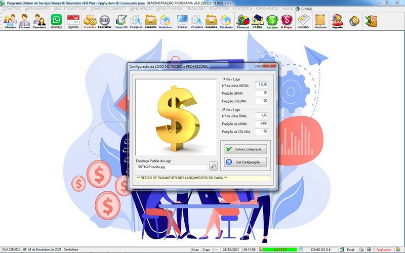 Imagens do Programa Servi�os Gerais v6.6 Plus