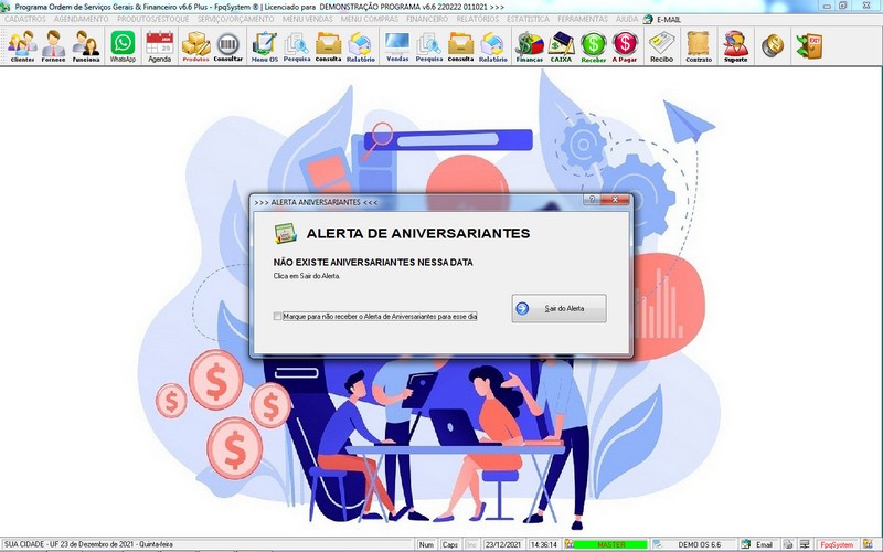Imagens do Programa Servi�os Gerais v6.6 Plus