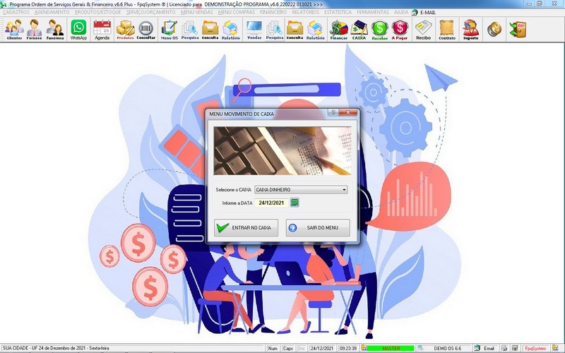 Imagens do Programa Servi�os Gerais v6.6 Plus