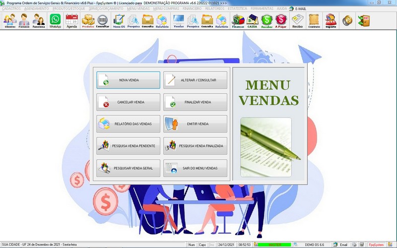 Imagens do Programa Servi�os Gerais v6.6 Plus