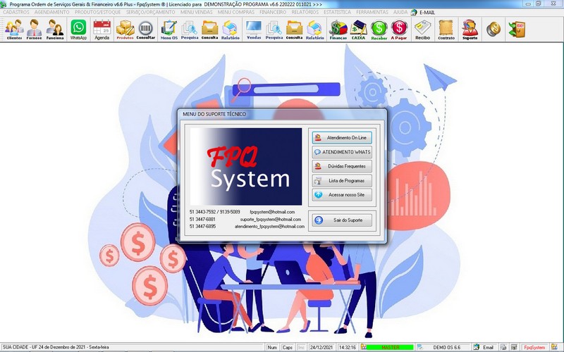 Imagens do Programa Servi�os Gerais v6.6 Plus