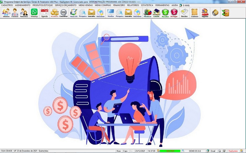 Imagens do Programa Servi�os Gerais v6.6 Plus