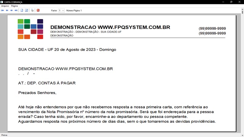 Imagens do Programa Vidra�aria e Esquadria v6.7 Plus