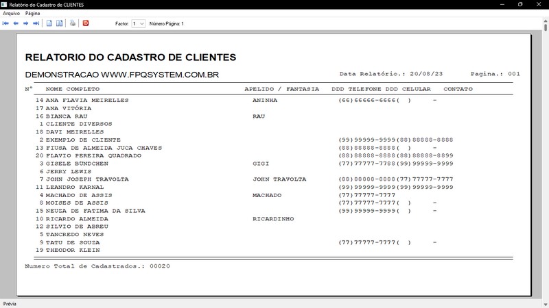 Imagens do Programa Vidra�aria e Esquadria v6.7 Plus