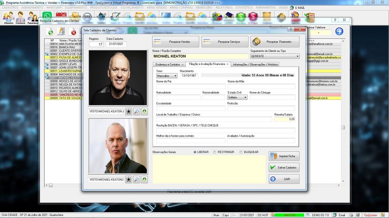 Programa OS Assist�ncia T�cnica 7.0 Plus