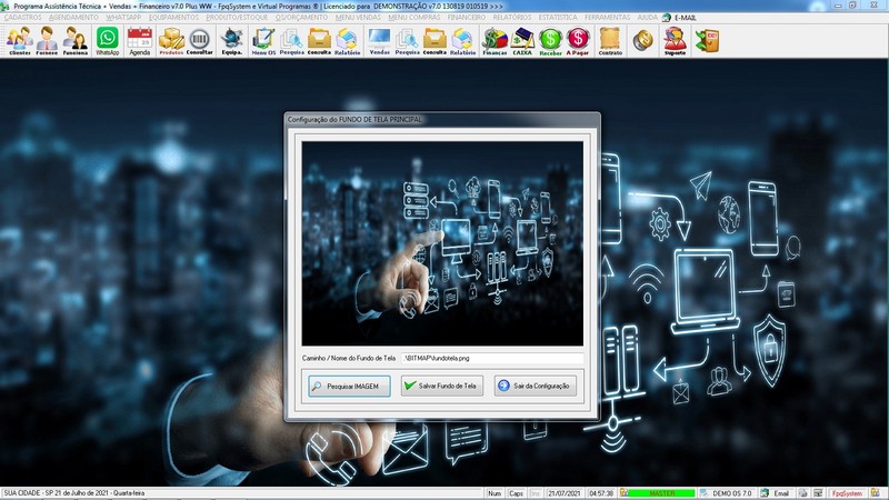 Programa OS Assist�ncia T�cnica 7.0 Plus