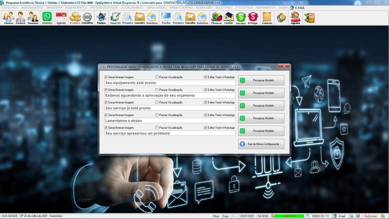 Programa OS Assist�ncia T�cnica 7.0 Plus