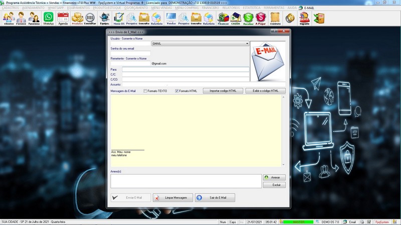 Programa OS Assist�ncia T�cnica 7.0 Plus