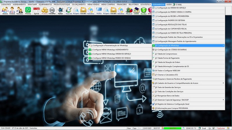 Programa OS Assist�ncia T�cnica 7.0 Plus