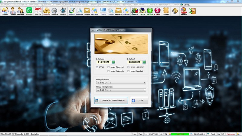 Programa OS Assist�ncia T�cnica 7.0 Plus