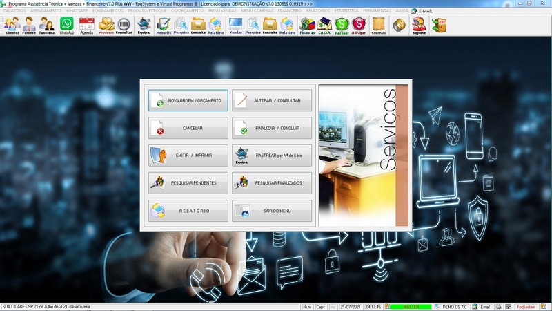 Programa OS Assist�ncia T�cnica 7.0 Plus
