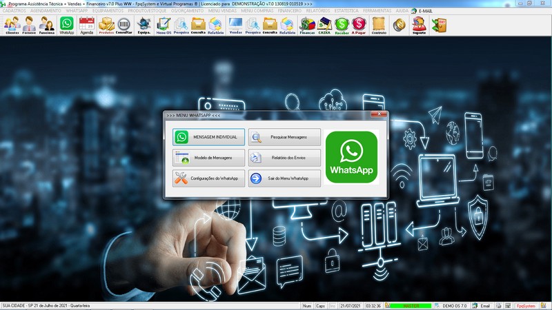 Programa OS Assist�ncia T�cnica 7.0 Plus