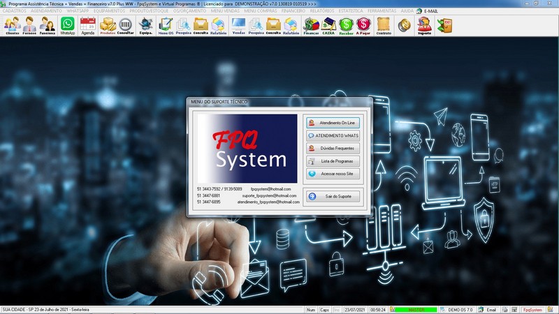Programa OS Assist�ncia T�cnica 7.0 Plus