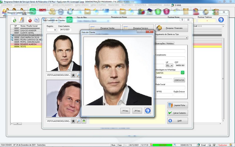 Imagens do Programa Servi�os Gerais v7.6 Plus
