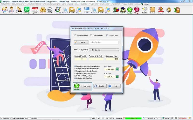 Imagens do Programa Servi�os Gerais v7.6 Plus
