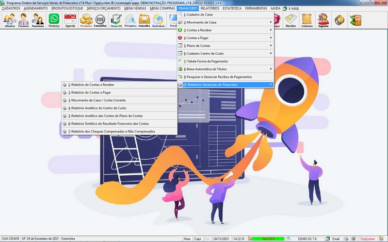 Imagens do Programa Servi�os Gerais v7.6 Plus
