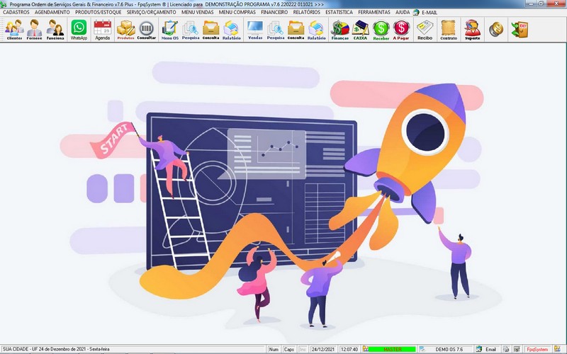 Imagens do Programa Servi�os Gerais v7.6 Plus