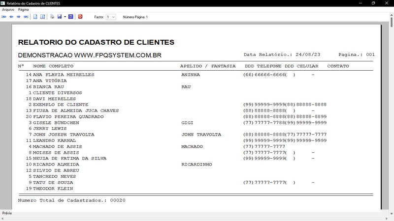 Imagens do Programa Vidra�aria e Esquadria v7.7 Plus