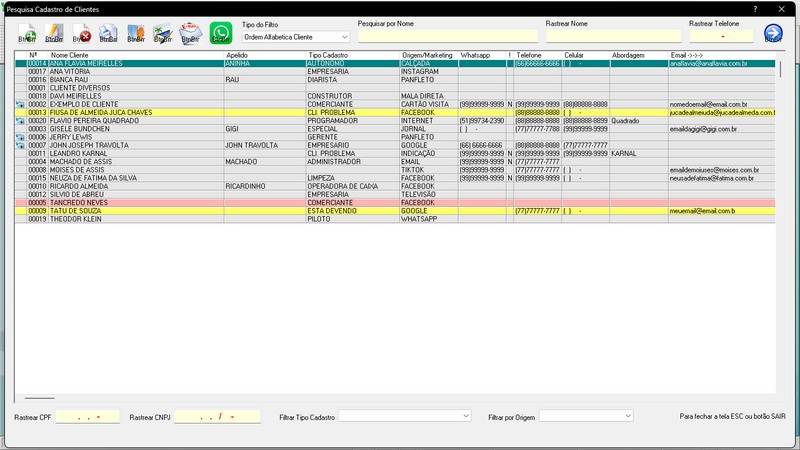 Imagens do Programa Vidra�aria e Esquadria v7.7 Plus