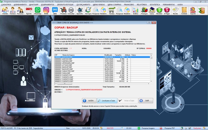 Programa OS Assist�ncia T�cnica 8.0 Plus