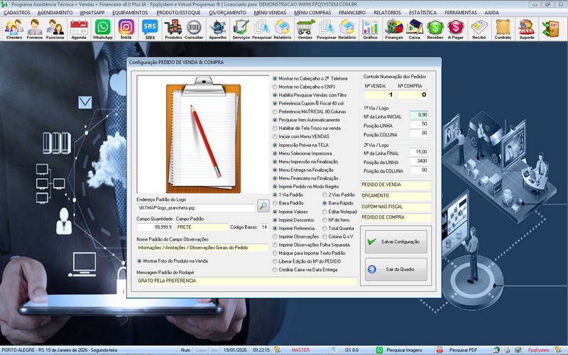 Programa OS Assist�ncia T�cnica 8.0 Plus