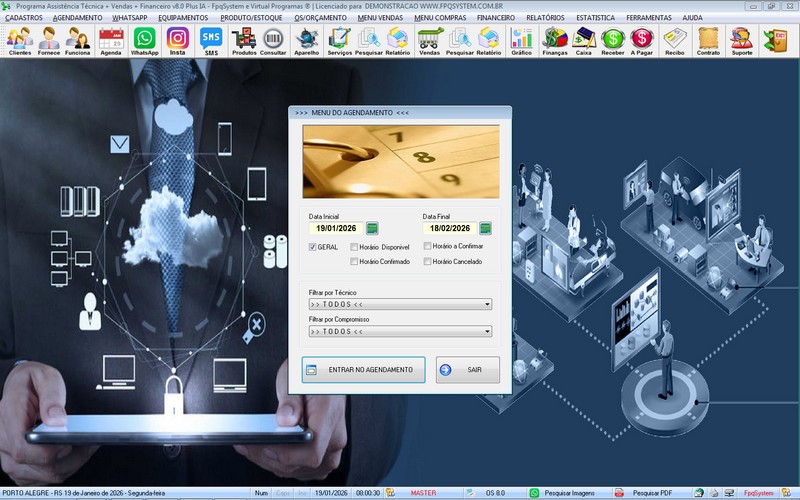 Programa OS Assist�ncia T�cnica 8.0 Plus