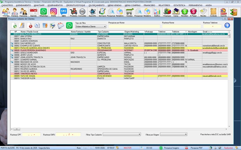 Programa OS Assist�ncia T�cnica 8.0 Plus