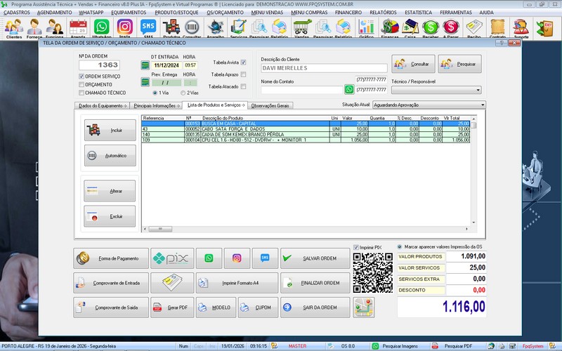 Programa OS Assist�ncia T�cnica 8.0 Plus
