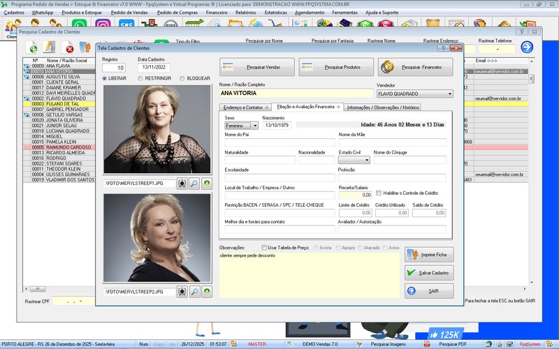 Programa Vendas 7.0 Plus