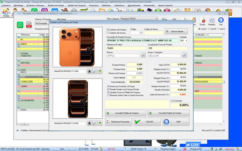 Programa Vendas 7.0 Plus