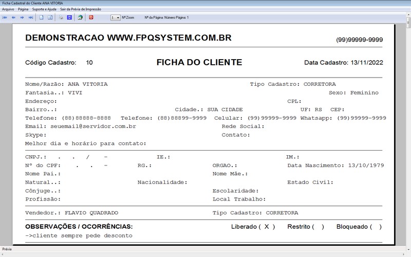 Programa Vendas 7.0 Plus