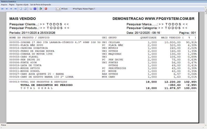 Programa Vendas 7.0 Plus