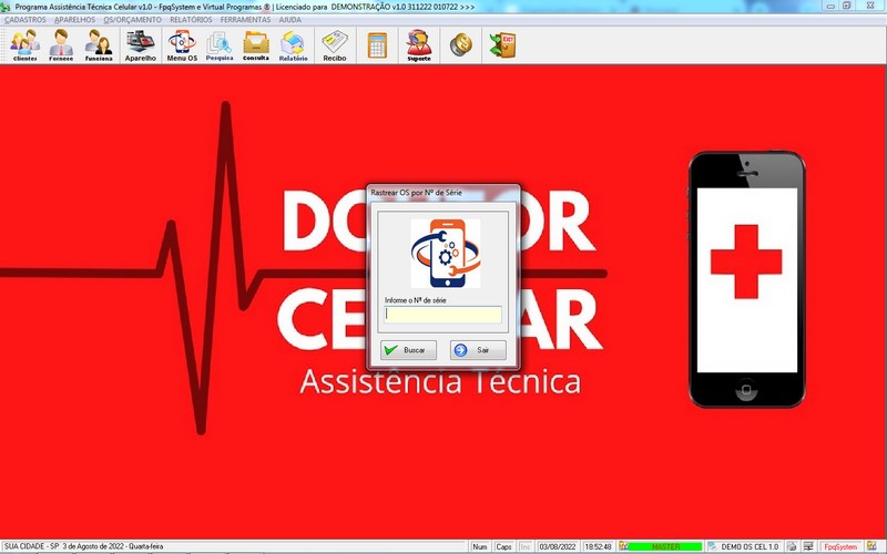 Programa OS Assist�ncia T�cnica para Celular 1.0 Plus
