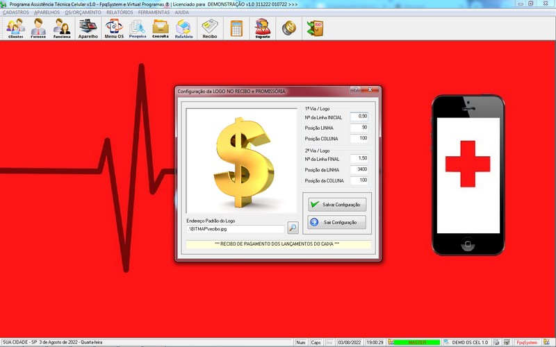 Programa OS Assist�ncia T�cnica para Celular 1.0 Plus